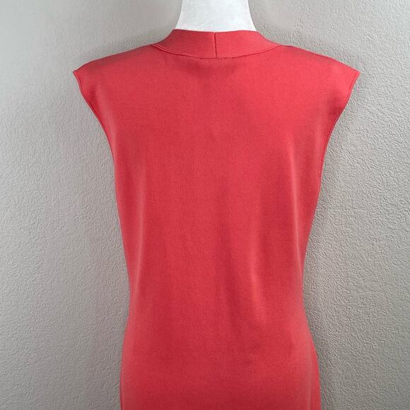 Ted Baker London Coral Bodycon V-Neck Sleeveless Stretch Mini Dress US 14/L NWT - Picture 10 of 13